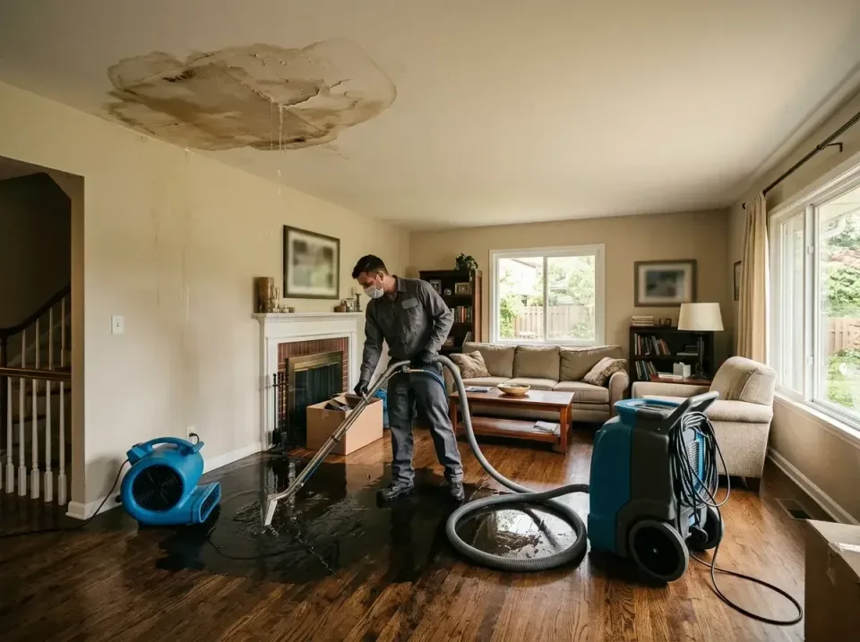 attic-pipe-burst-ceiling-drip-008 — frequently asked questions, Water Damage Restoration & Carpet Care in Abita Springs, LA